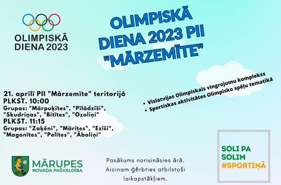 Olimpiskā diena Mārzemītē