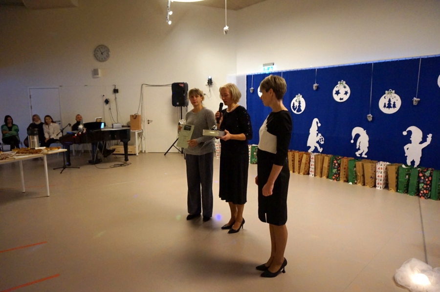 Sveicam un lepojamies! Gada pedagogs 2022- Elvis Saulīts, Gada kolēģis 2022- Ilze Bleikša